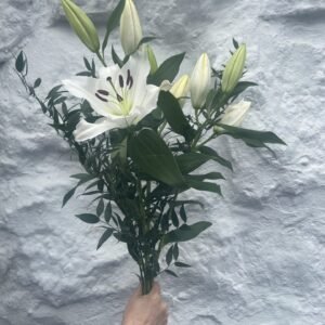 Blómutyssi við liljum